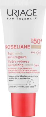 Крем CC Uriage Roseliane CC Cream Moisturizing Cream SPF50+ успокаивающий, против покраснений