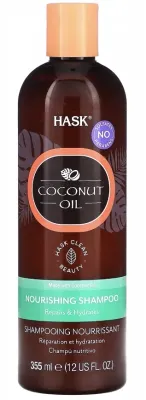Шампунь для волос Hask Coconut Oil Shampoo питательный, увлажняющий, с кокосовым маслом, 355 мл
