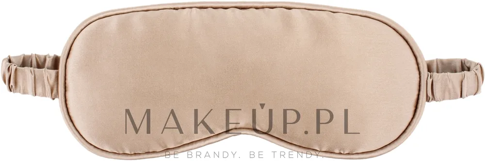 Маска для сна MAKEUP Sleep Mask из натурального шёлка, золотистого цвета, 1 шт