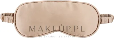 Маска для сна MAKEUP Sleep Mask из натурального шёлка, золотистого цвета, 1 шт