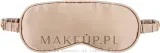 Маска для сна MAKEUP Sleep Mask из натурального шёлка, золотистого цвета, 1 шт — фото 1