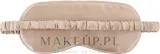 Маска для сна MAKEUP Sleep Mask из натурального шёлка, золотистого цвета, 1 шт — фото 2