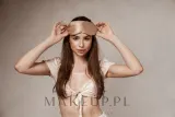 Маска для сна MAKEUP Sleep Mask из натурального шёлка, золотистого цвета, 1 шт — фото 4