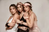 Повязка для волос MAKEUP Twist из натурального шёлка, пудрово-розовая, с эластичной резинкой, 1 шт — фото 4