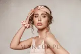 Повязка для волос MAKEUP Twist из натурального шёлка, пудрово-розовая, с эластичной резинкой, 1 шт — фото 6
