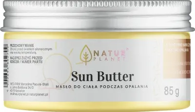 Масло для тела Natur Planet Sun Butter для ухода при загаре с маслом какао 100 мл