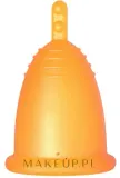 Me Luna MeLuna Classic Menstrual Cup Stem - Менструальная чаша MeLuna Classic Menstrual Cup Stem размер M, оранжевая, 1 шт — фото 1