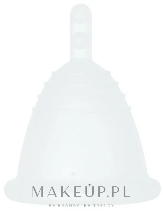 Менструальная чаша Me Luna Classic Shorty Menstrual Cup Stem размер L, прозрачная, 1 шт