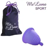 Менструальная чаша Me Luna Sport Shorty Menstrual Cup, размер XL, фиолетовая — фото 1