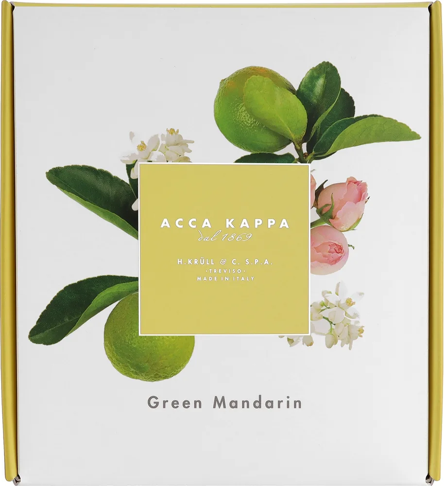 Набор для тела Acca Kappa Green Mandarin гель для душа и лосьон с мандарином и маслом ши 500+300 мл