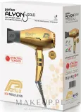 Фен для волос Parlux Alyon 2250 Вт золотой, мотор K-Advance Plus, поток 84 куб. м — фото 5