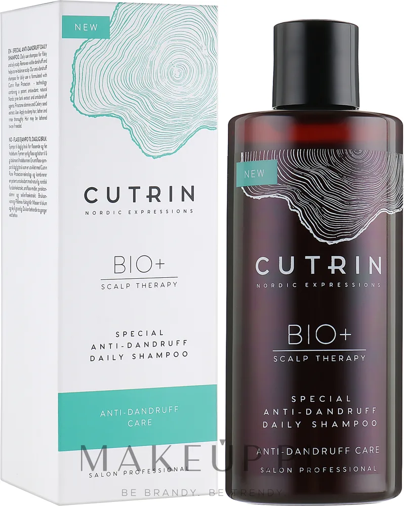 Шампунь Cutrin Bio+ Special Anti-Dandruff против перхоти с пироктоном для ежедневного применения 250 мл