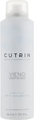 Сухой шампунь для чувствительной кожи головы Cutrin Vieno Sensitive Dry Shampoo, с матовым финишем, 200 мл