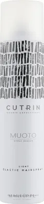Лак для волос Cutrin Muoto Light Elastic Hairspray лёгкой эластичной фиксации, с берёзовыми сахарами, 300 мл