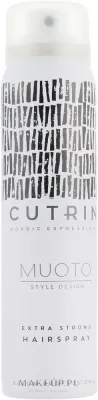 Лак для волос Cutrin Muoto Extra Strong Hairspray очень сильной фиксации, с берёзовым сахаром, 100 мл или 300 мл