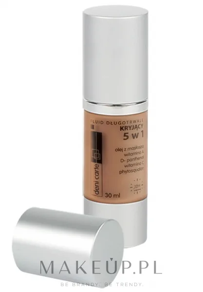 Тональный флюид Deni Carte Covering Fluid 5in1 увлажняющий 5 в 1, 30 мл, оттенок 43 - Dark Beige