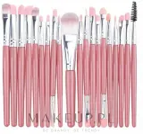 Набор кистей для макияжа Deni Carte Makeup Brush Set Pink 20 шт. розовый — фото 1