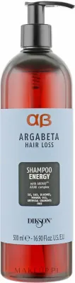 Шампунь Dikson Argabeta Hair Loss Energy энергизирующий против выпадения волос с эвкалиптом, 500 мл