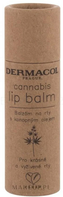 Бальзам для губ Dermacol Cannabis Lip Balm натуральный, восстанавливающий, 10 г