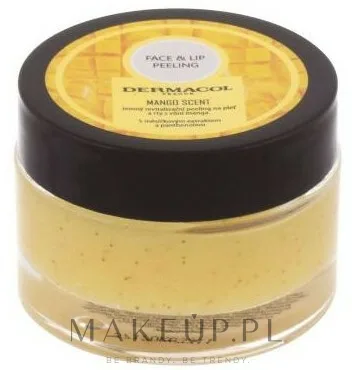 Скраб для лица и губ Dermacol Face and Lip Peeling Mango Scent с ароматом манго, очищающий, 50 г