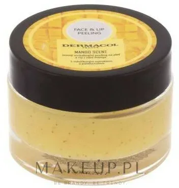 Скраб для лица и губ Dermacol Face and Lip Peeling Mango Scent с ароматом манго, очищающий, 50 г