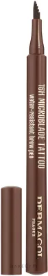 Маркер для бровей Dermacol 16h Microblade Tattoo Eyebrow Pen водостойкий, держится 16 часов, 1 мл
