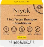 Твёрдый шампунь и кондиционер для волос Niyok 2in1 «Vitamin», 2 в 1, для всех типов волос, 80 г — фото 1