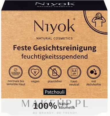 Мыло для умывания Niyok Natural Cosmetics Patchouli пачули, 80 г