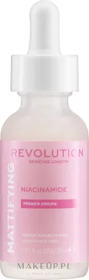 Makeup Revolution Baza pod makijaż - База под макияж Revolution Skincare Mattifying Primer Drops