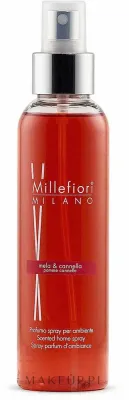 Спрей ароматический для дома Millefiori Milano Natural Apple + Cinnamon Scented Home Spray Яблоко и корица