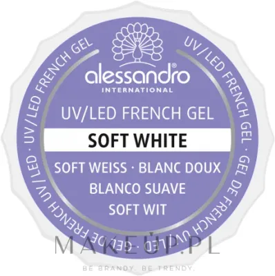 Гель для ногтей Alessandro International French Gel Soft White для френча, густой, 15 г