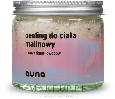 Скраб для тела Auna Raspberry малиновый, 250 мл