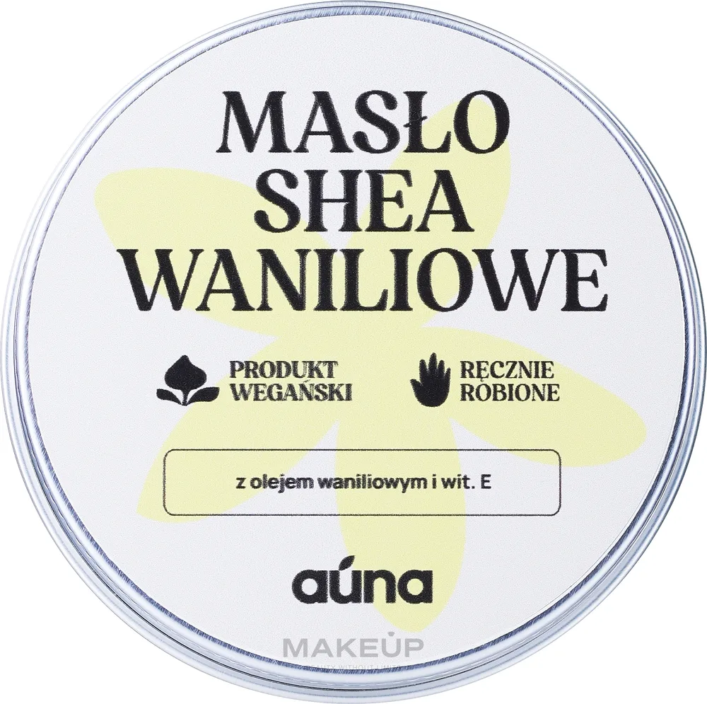 Масло-баттер для лица и тела Auna Shea Wanilia с ванилью питательное