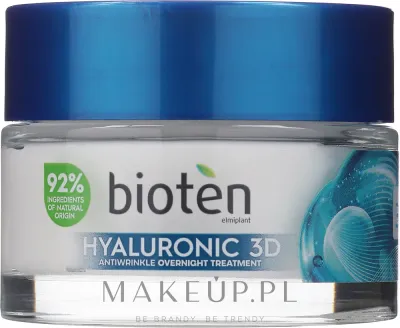 Ночной крем для лица Bioten Hyaluronic 3D с гиалуроновой кислотой для зрелой кожи 50 мл