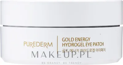 Purederm Face Care патчи гидрогелевые для кожи вокруг глаз с наночастицами золота 60 шт., маска для век от отёков и теней с витаминами