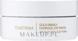 Purederm Face Care патчи гидрогелевые для кожи вокруг глаз с наночастицами золота 60 шт., маска для век от отёков и теней с витаминами — фото 1