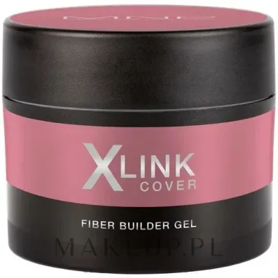 Гель для моделирования ногтей Mesauda Milano Xlink Cover Fiber Builder Gel камуфлирующий, самовыравнивающийся