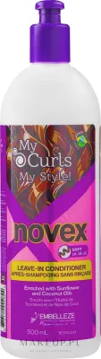 Несмываемый крем для вьющихся волос Novex My Curls Soft Leave In Conditioner увлажняющий, 500 г