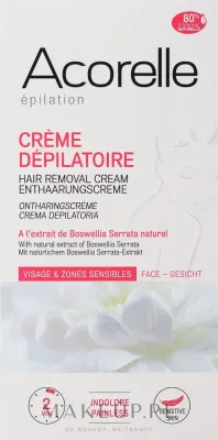 Крем для депиляции лица Acorelle Hair Removal Cream, для чувствительных зон, 75 мл