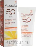 Солнцезащитный крем для лица Acorelle SPF 50 с пудровым эффектом 50 мл — фото 1