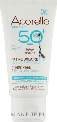 Солнцезащитный крем для детей Acorelle Baby SPF 50 минеральный 50 мл