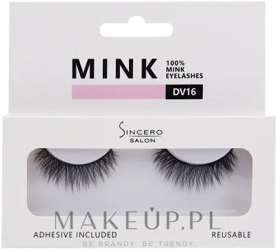 Накладные ресницы Sincero Salon Eyelashes Mink многоразовые, лёгкие, 2 шт