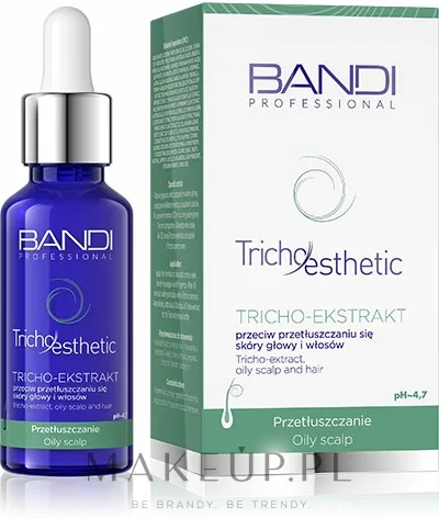Экстракт против жирности кожи головы и волос Bandi Professional Tricho Esthetic Tricho-Extract For Oily Scalp And Hair, 30 мл