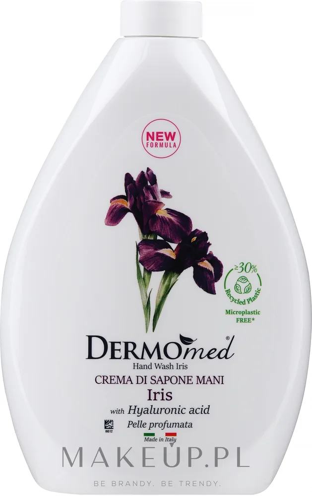 Крем-мыло Dermomed Talc And Iris тальк и ирис, сменный блок 1000 мл