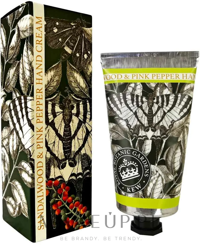 Крем для рук The English Soap Company Sandalwood & Pink Pepper с маслом ши и алоэ вера 75 мл