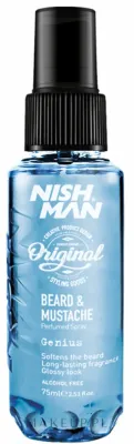 Спрей для ухода за бородой и усами Nishman Beard & Mustache Perfumed Spray, 75 мл