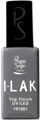 Топ для гибридного лака Peggy Sage I-Lak Top Finish UV/LED глянцевый, с густой формулой, 11 мл