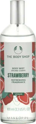The Body Shop Strawberry мист для тела веганский 100 мл, спрей для тела с ароматом клубники, парфюмированная дымка