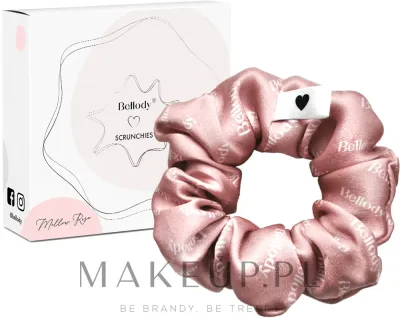 Резинка для волос Bellody Original Silk Scrunchie шёлковая, mellow rose, из шёлка тутового шелкопряда, 1 шт