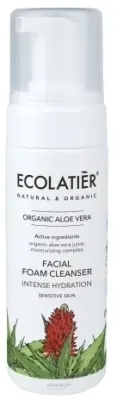 Ecolatier Organic Aloe Vera Foam пенка для умывания лица с органическим соком алоэ вера 150 мл